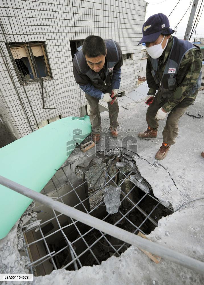 Aftermath of attack on Yeonpyeong Island