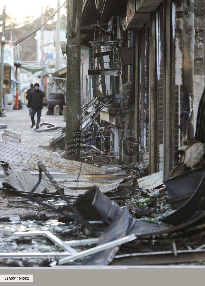 Aftermath of attack on Yeonpyeong Island
