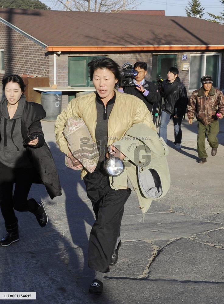 Artillery fire heard off Yeonpyeong Island