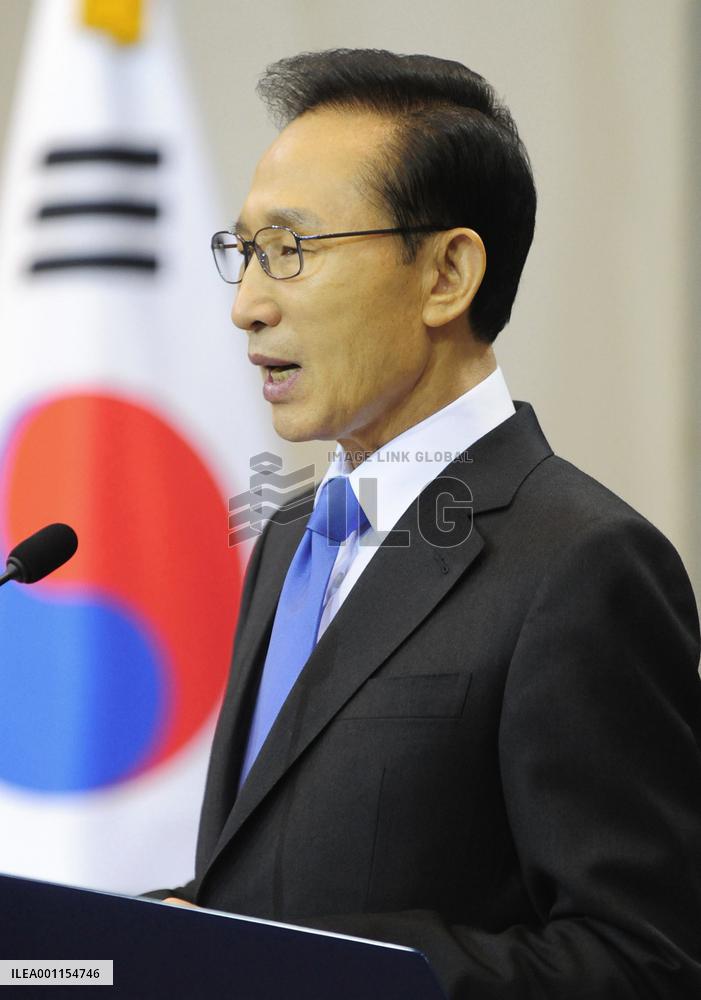 S. Korea president addresses nation over attack