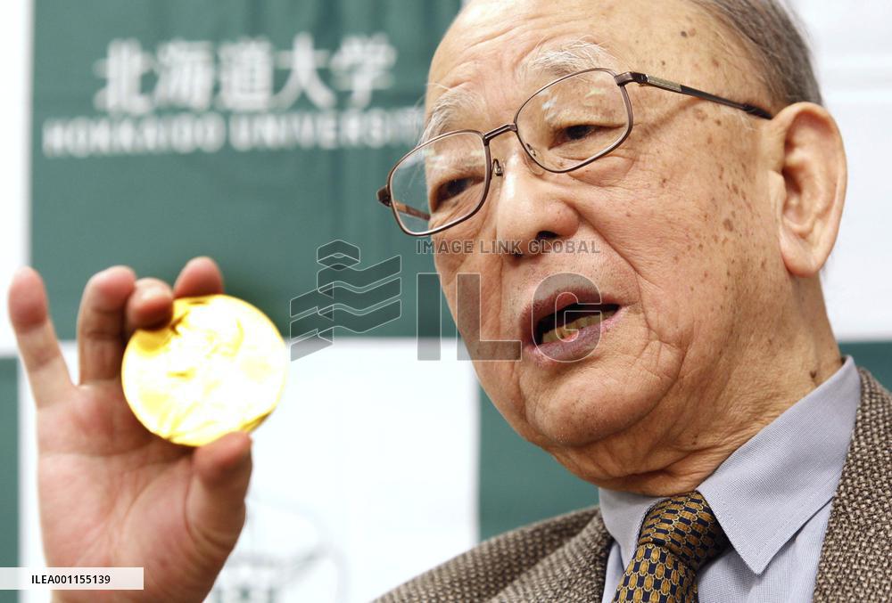 Nobel laureate Suzuki back home