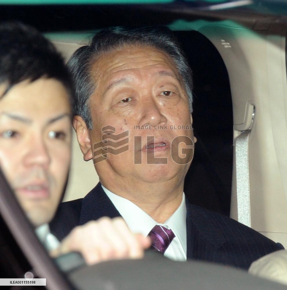 DPJ preparing for Ozawa's Diet testimony