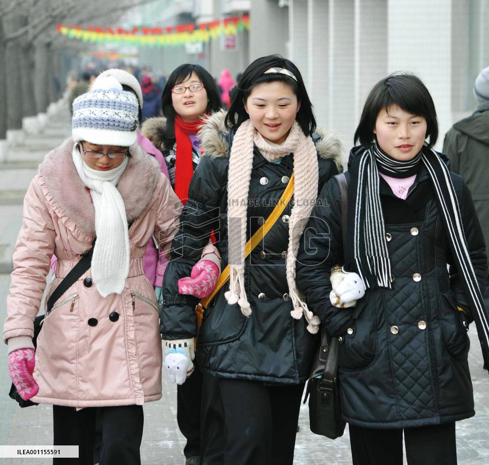 Pyongyang on New Year's Day