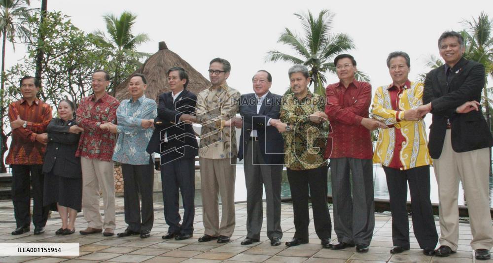 ASEAN foreign ministers in Indonesia