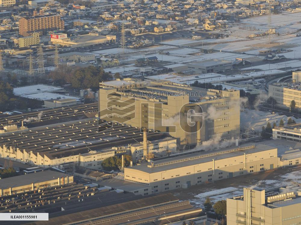 Toyota plants stopped due to heavy snow