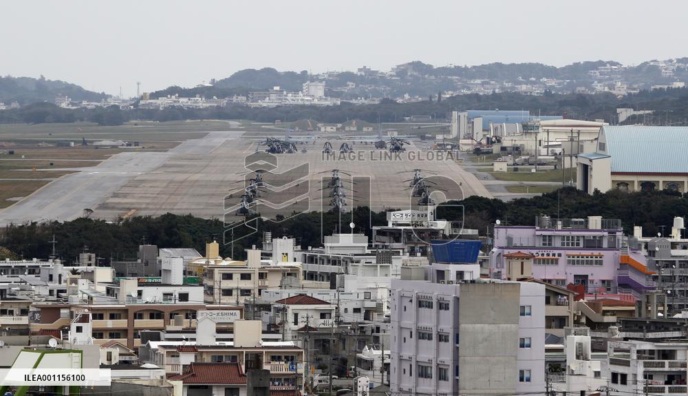 Futenma Air Station in Okinawa Pref.
