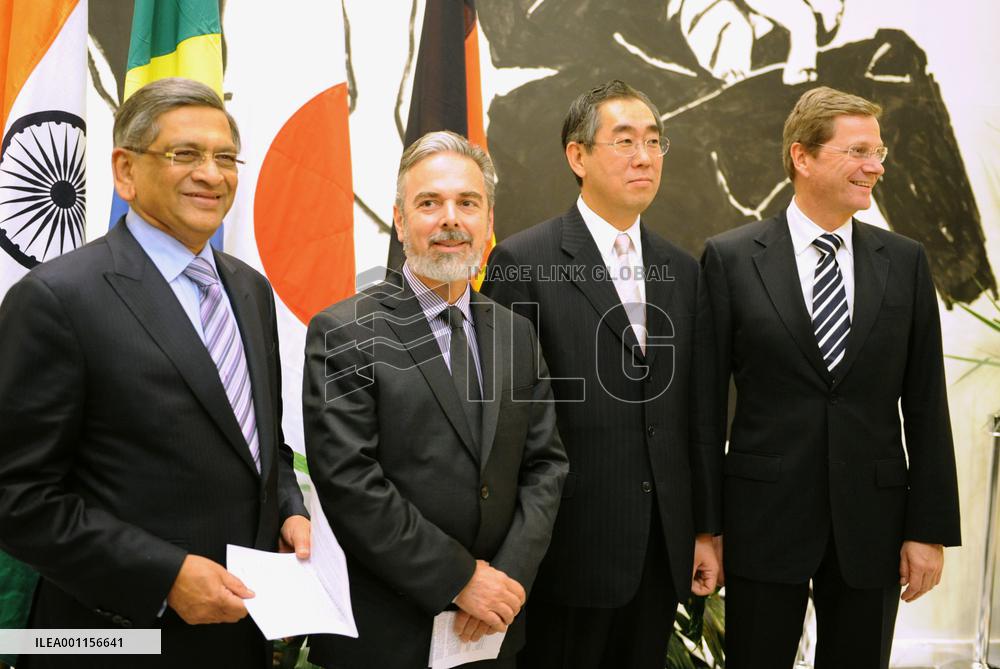 G-4 presses for UNSC reform