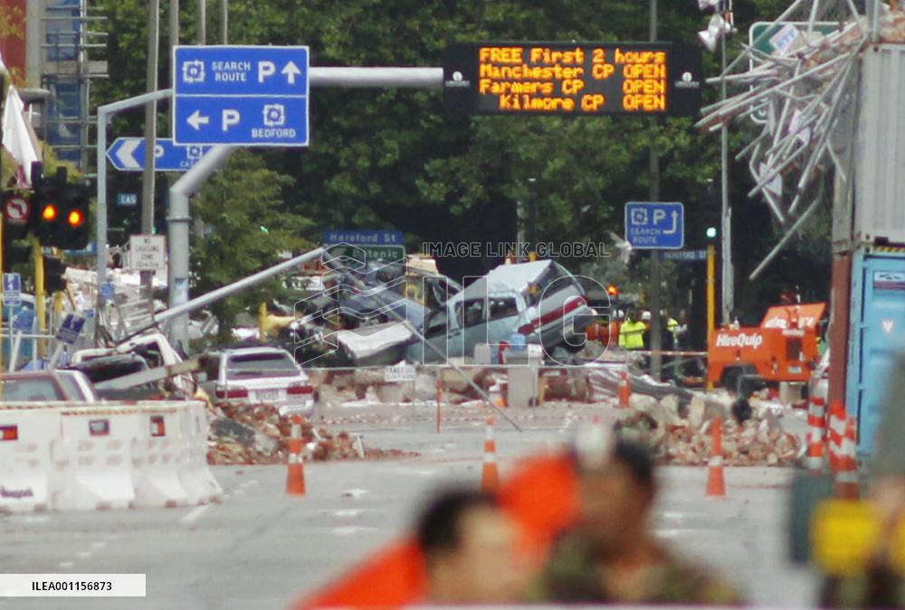 Quake damage in New Zealand