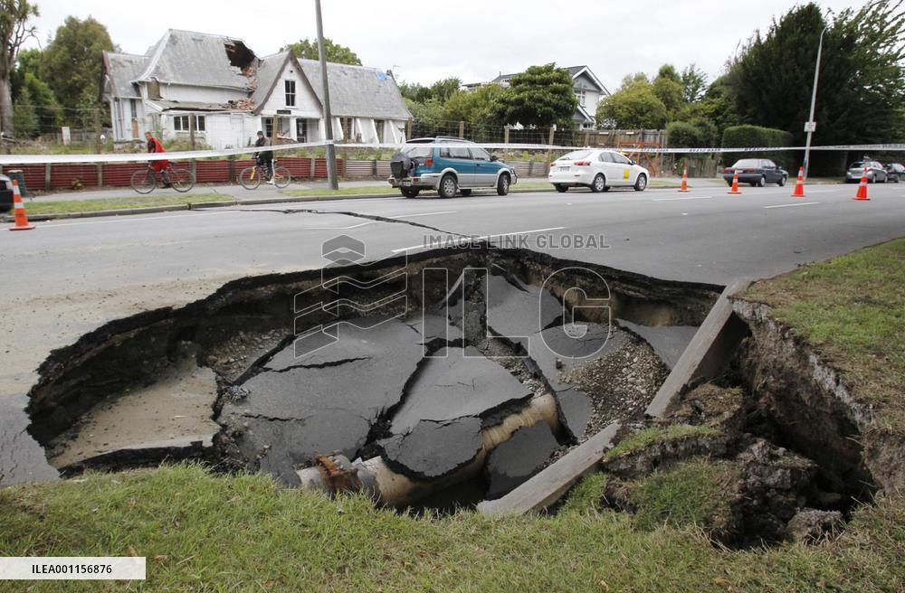 Quake damage in New Zealand