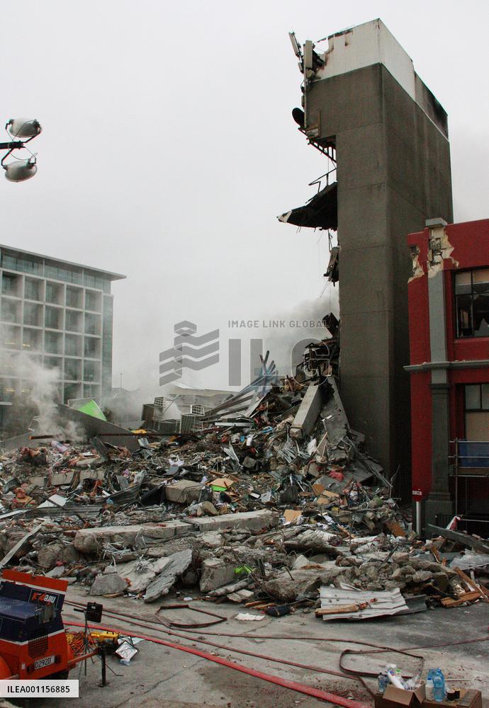 Quake damage in New Zealand