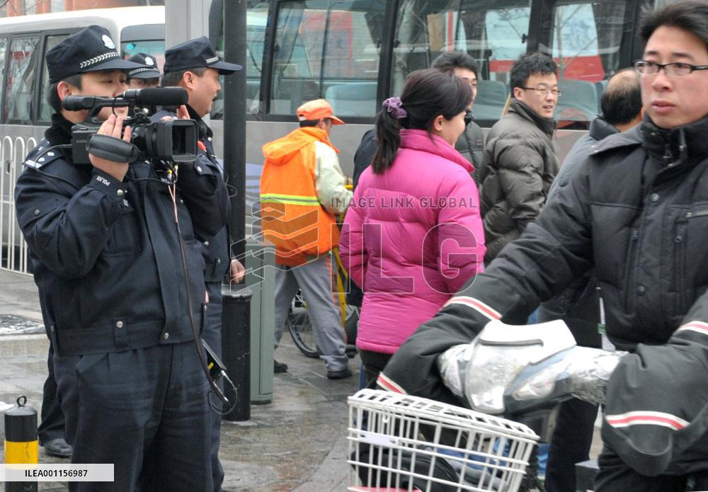 Chinese authorities on alert for street protests