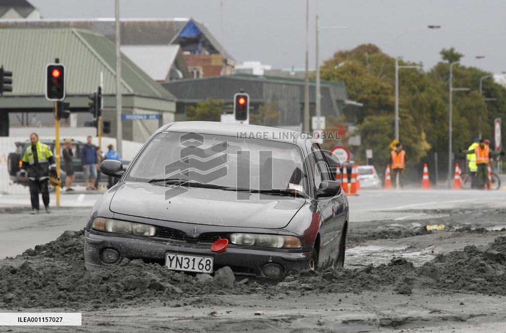 Aftermath of quake in N.Z.