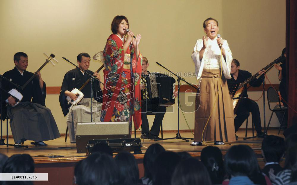 Tsugaru folk music played in Vladivostok