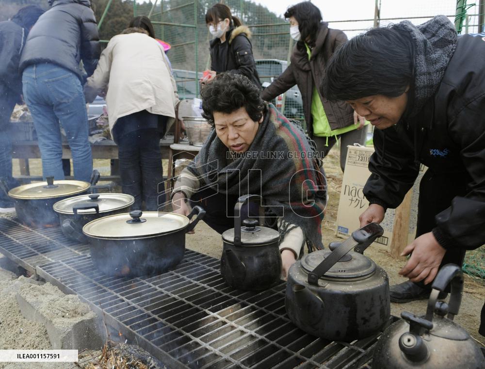 Quake aftermath in Japan