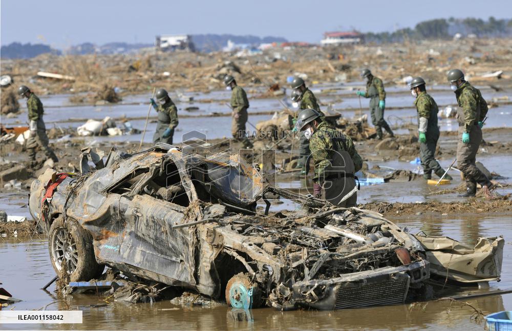 Search in flooded area