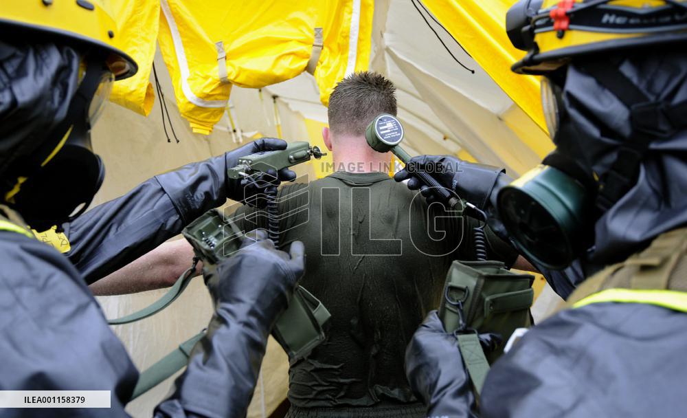 U.S. Marine nuclear response team conducts drill