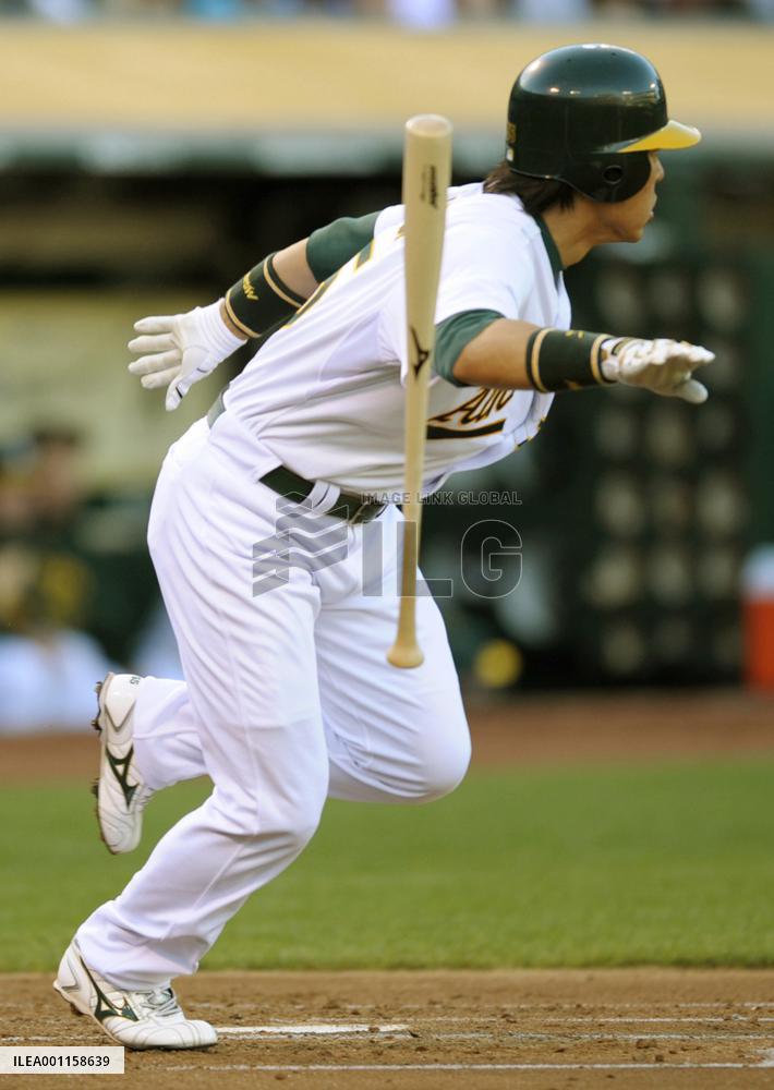 Matsui's bat strikes to help lift A's over Tigers