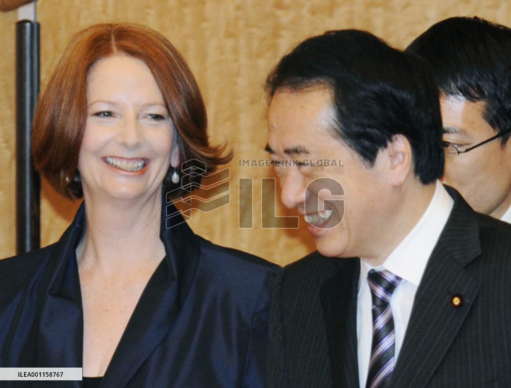 Australian Prime Minister Gillard in Japan