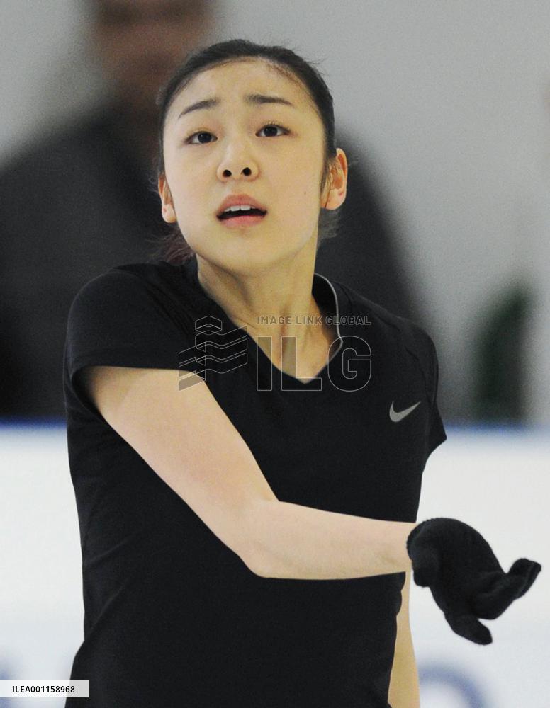 Kim Yu Na prepares for world c'ships