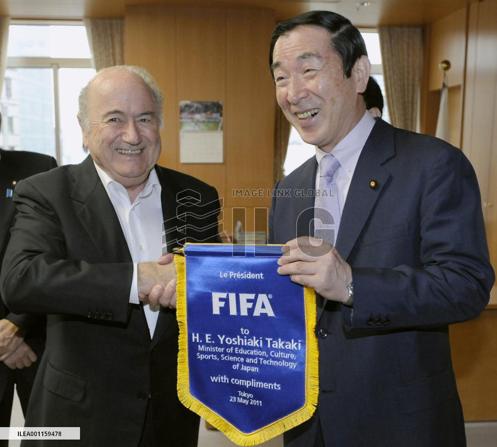 FIFA head in Japan