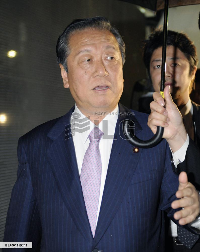 Ruling party bigwig Ozawa