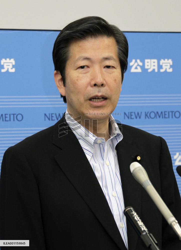 Komeito leader Yamaguchi