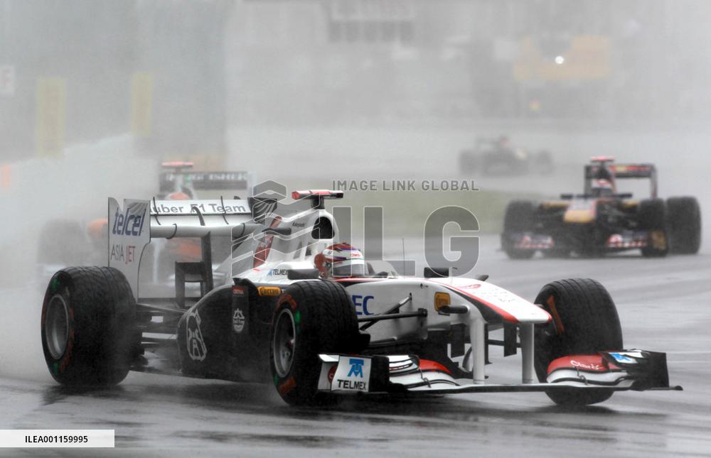 Kobayashi finishes 7th in F-1 Canada Grand Prix