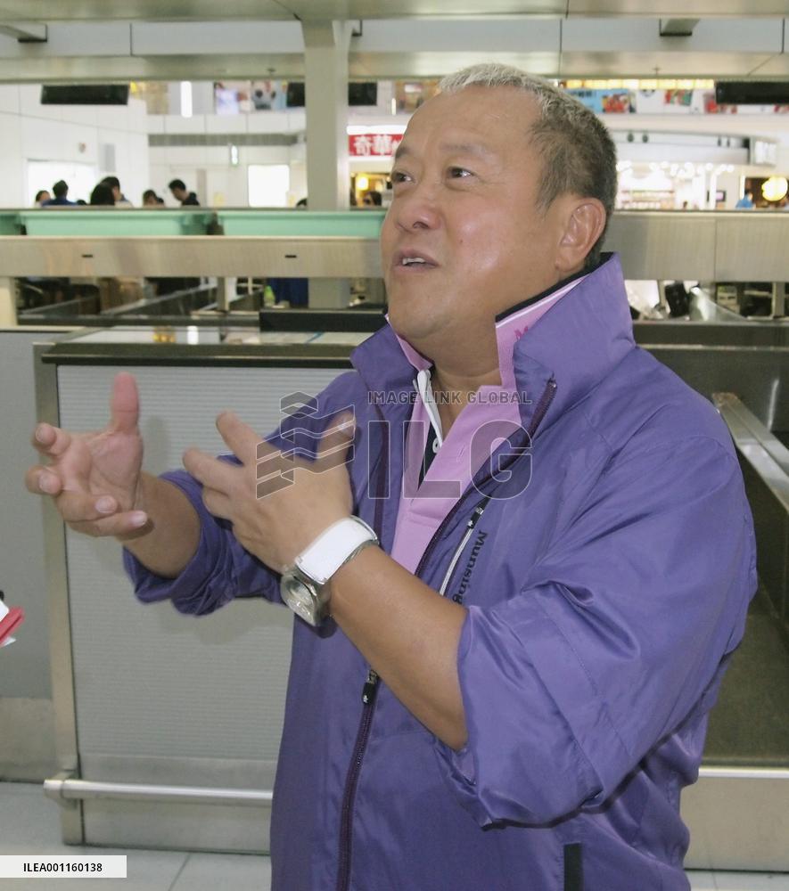 Hong Kong actor Tsang visits Japan