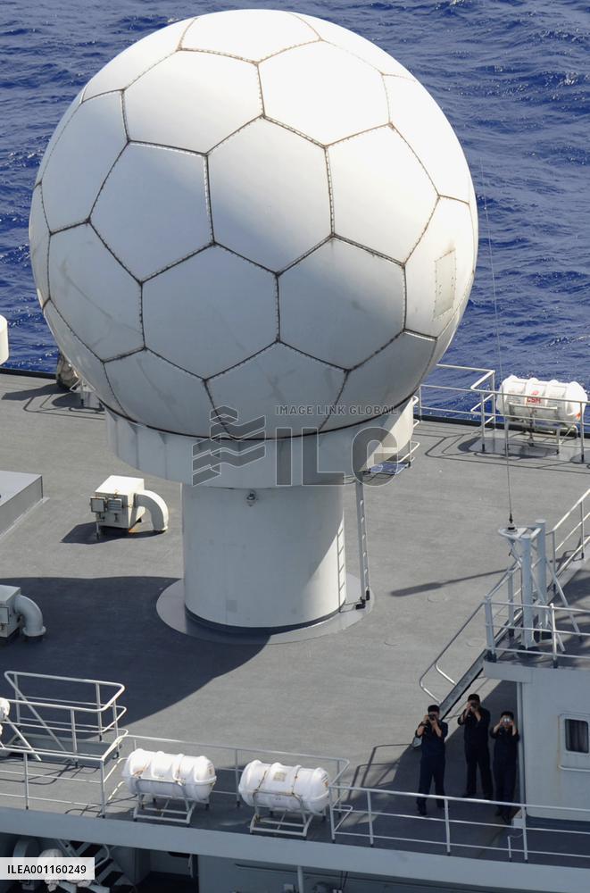 Chinese navy ships around Miyako Island