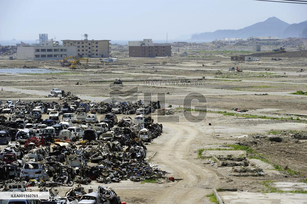 Rikuzentakata after 4 months from disaster