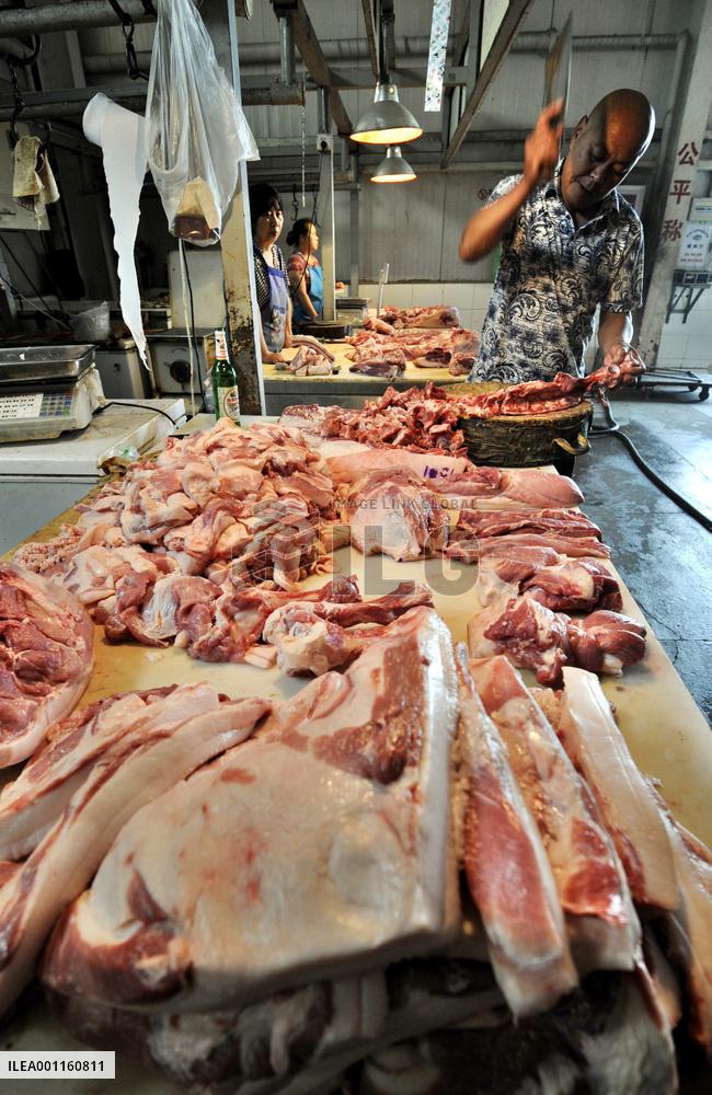 Pork prices rise in China