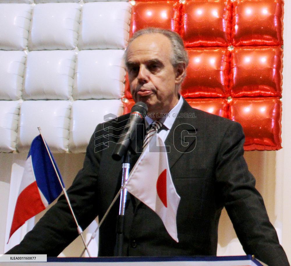 French Embassy celebrates revolution anniversary in Fukushima