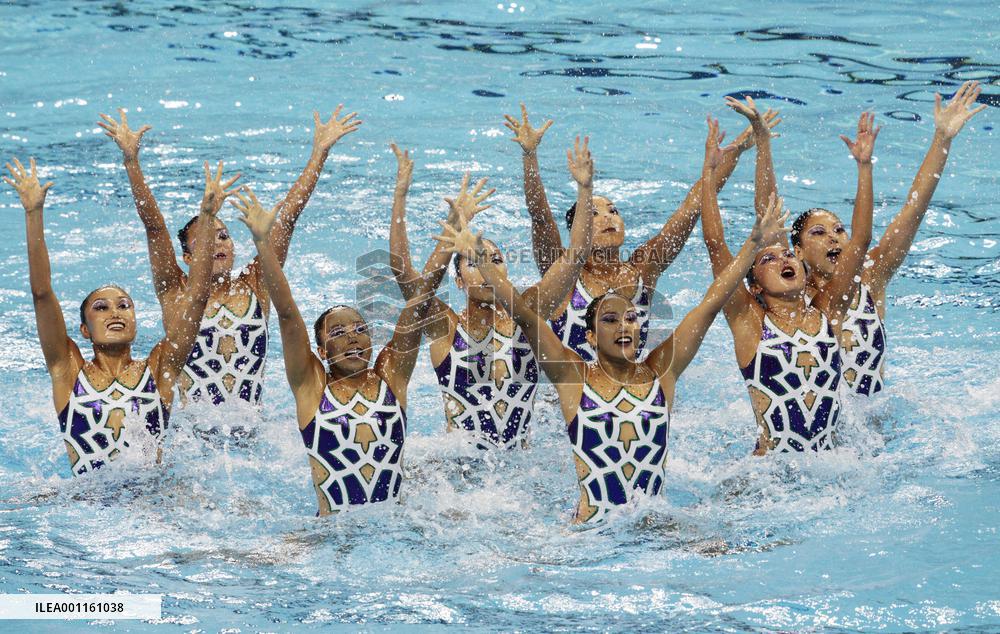 Japanese synchronized swimming team