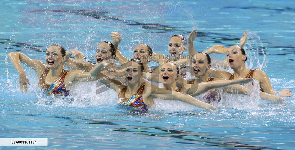 Russian synchronized swimming team