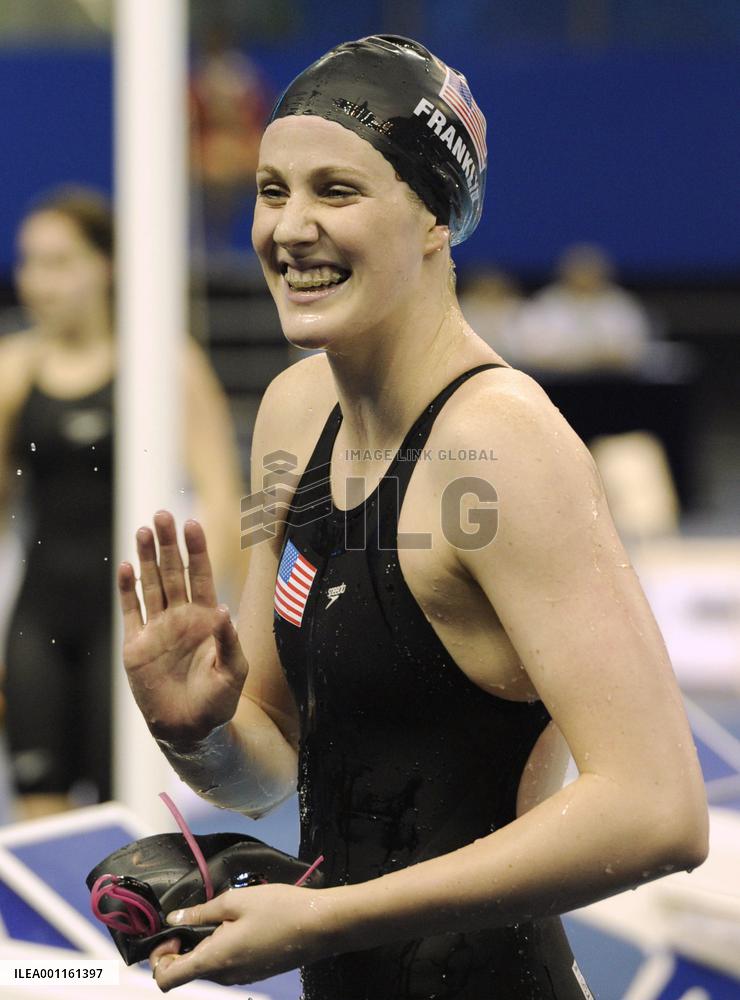 Franklin wins women's 200 backstroke
