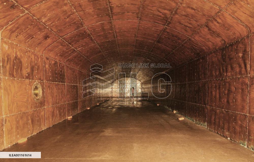 Century-old ammunition dump in Taiwan opened to media