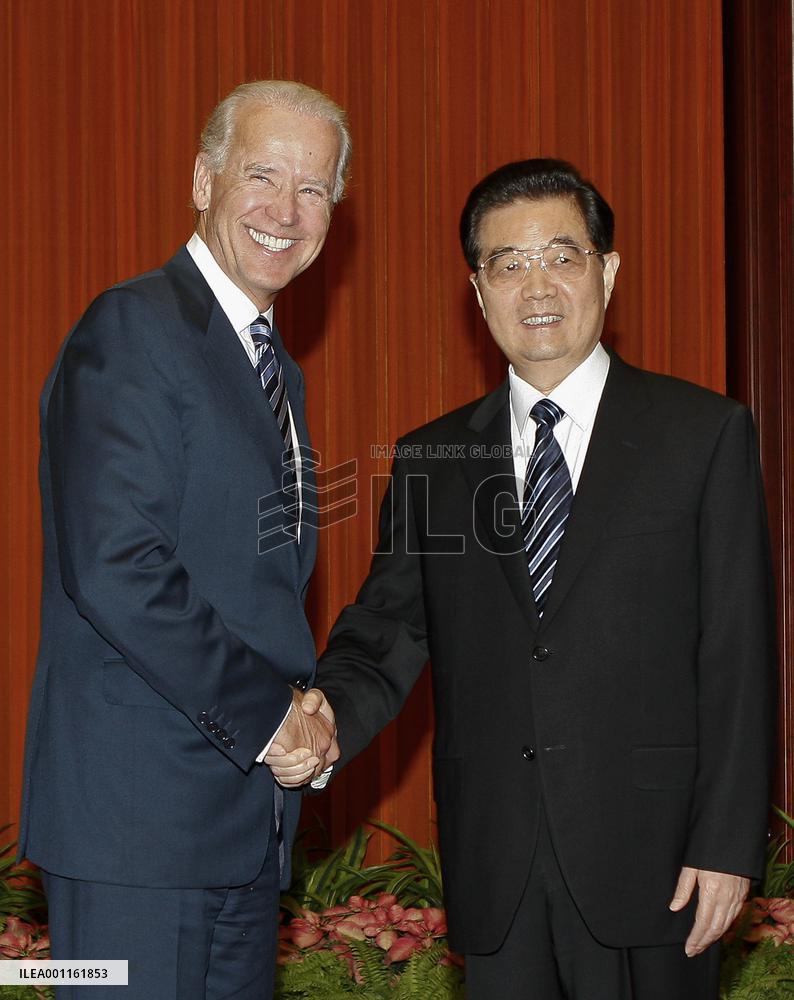 U.S. Vice Pres. Biden in China