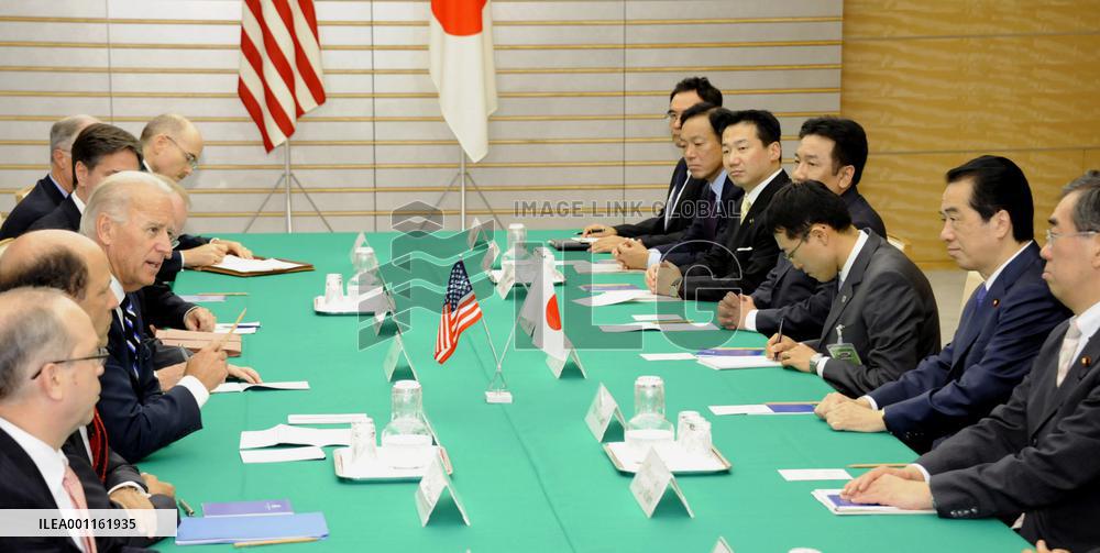 U.S. Vice Pres. Biden in Japan