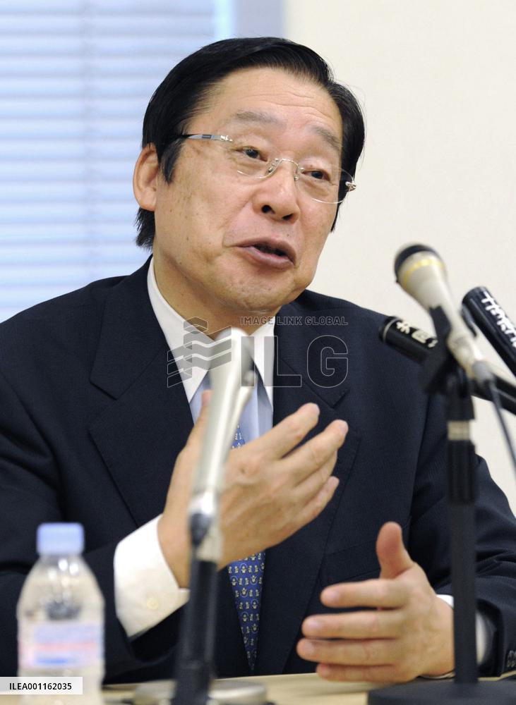 Farm minister Michihiko Kano