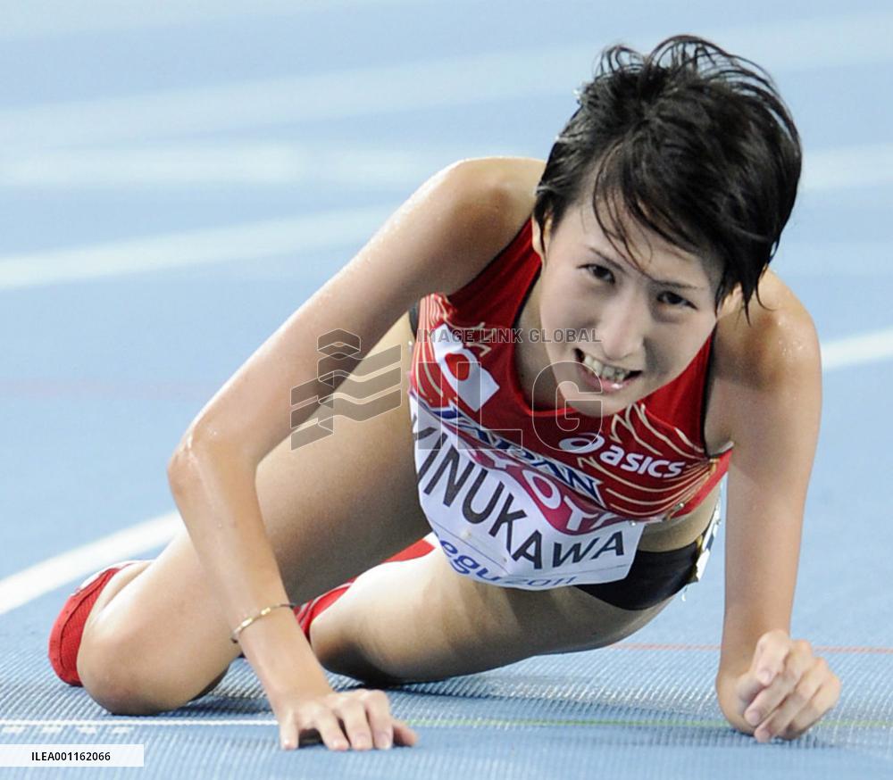 Japan's Kinukawa at athletics world c'ships