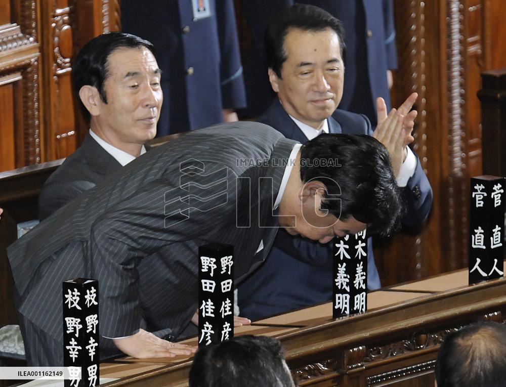 Noda elected as new Japanese premier