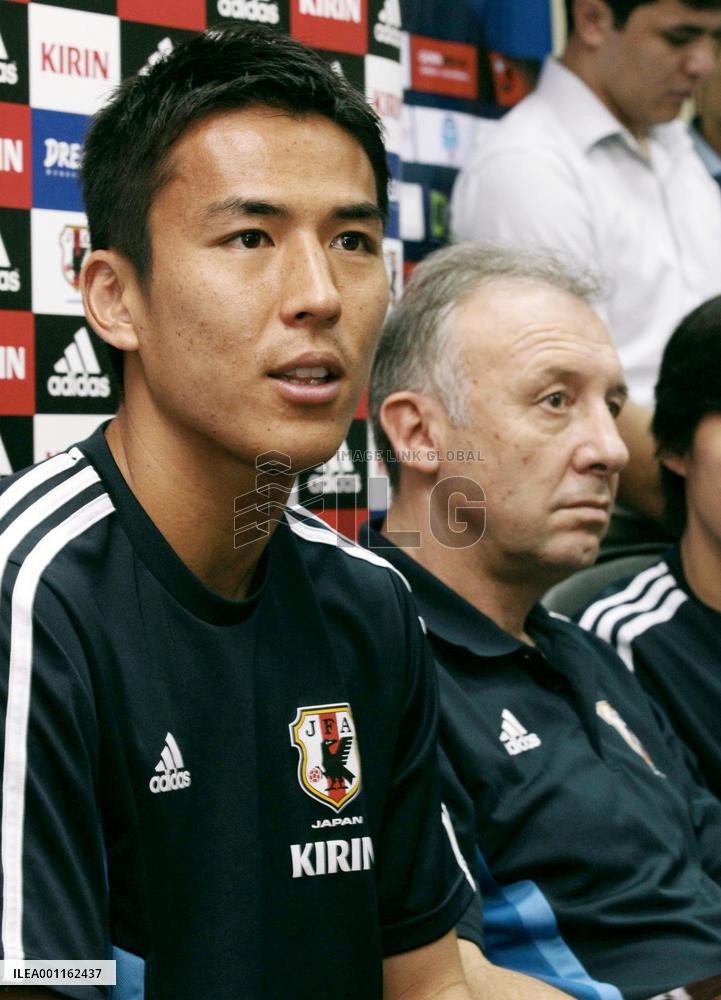 Japan prepare for away match against Uzbekistan
