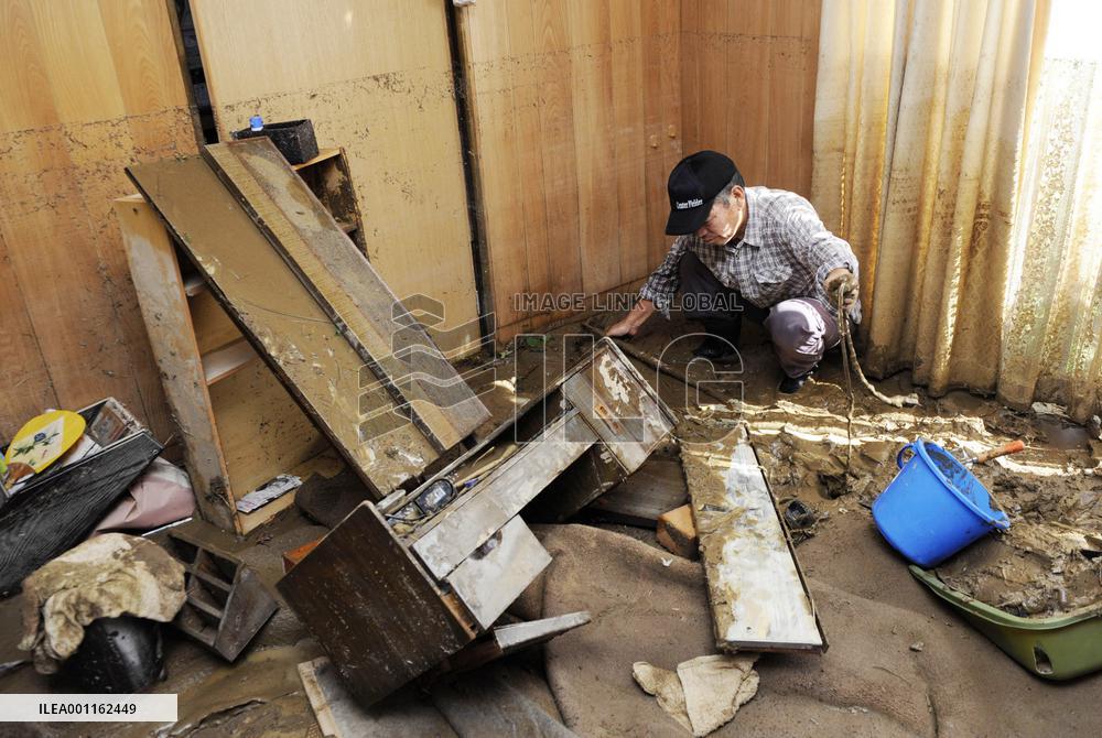 Aftermath of Typhoon Talas