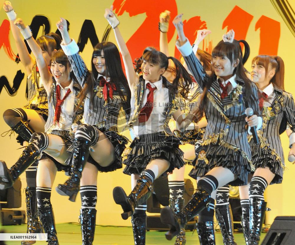 AKB48 took stage in Shanghai