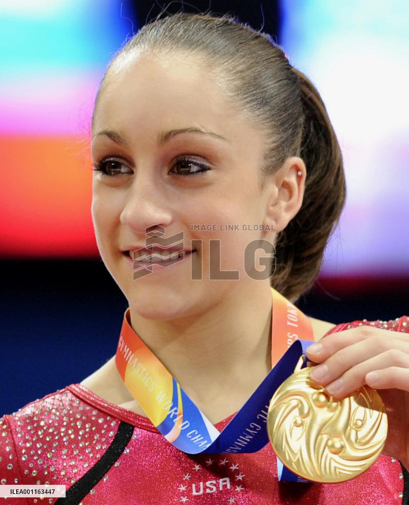 American Wieber wins all-around gold at worlds