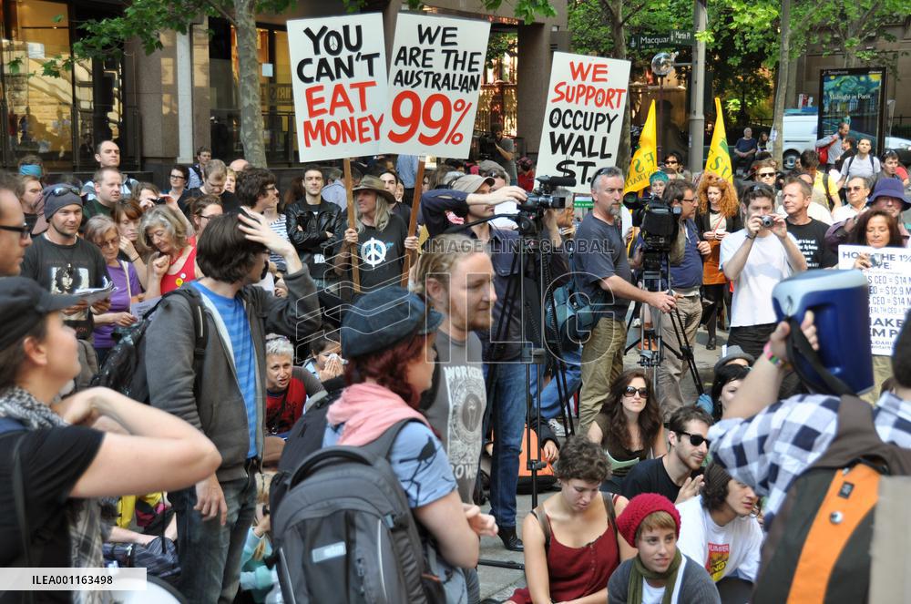 'Occupy' protest in Sydney