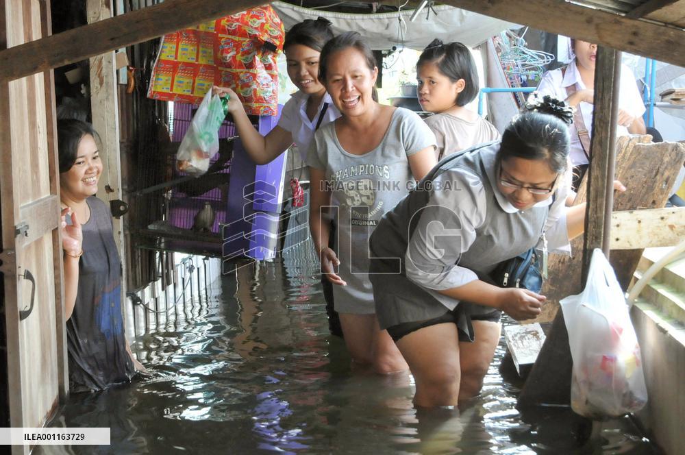 Central Bangkok inundated