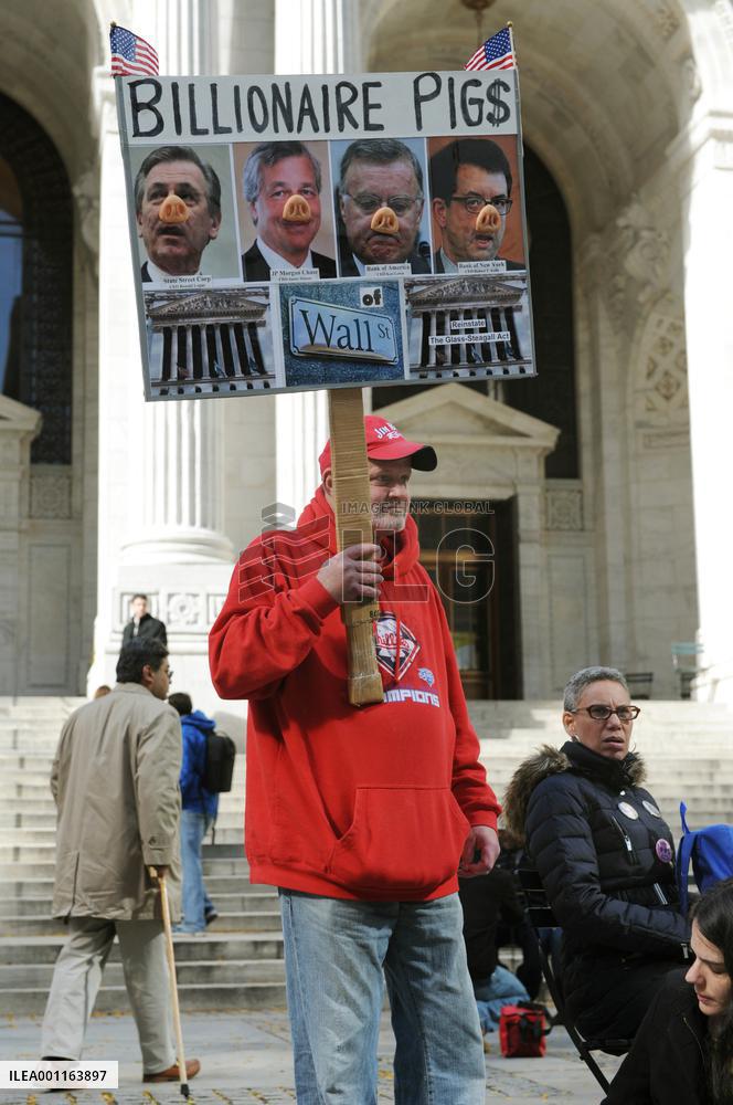 Demonstration in N.Y.