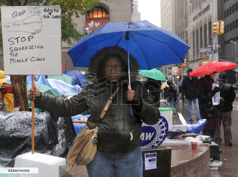 Early snow in New York