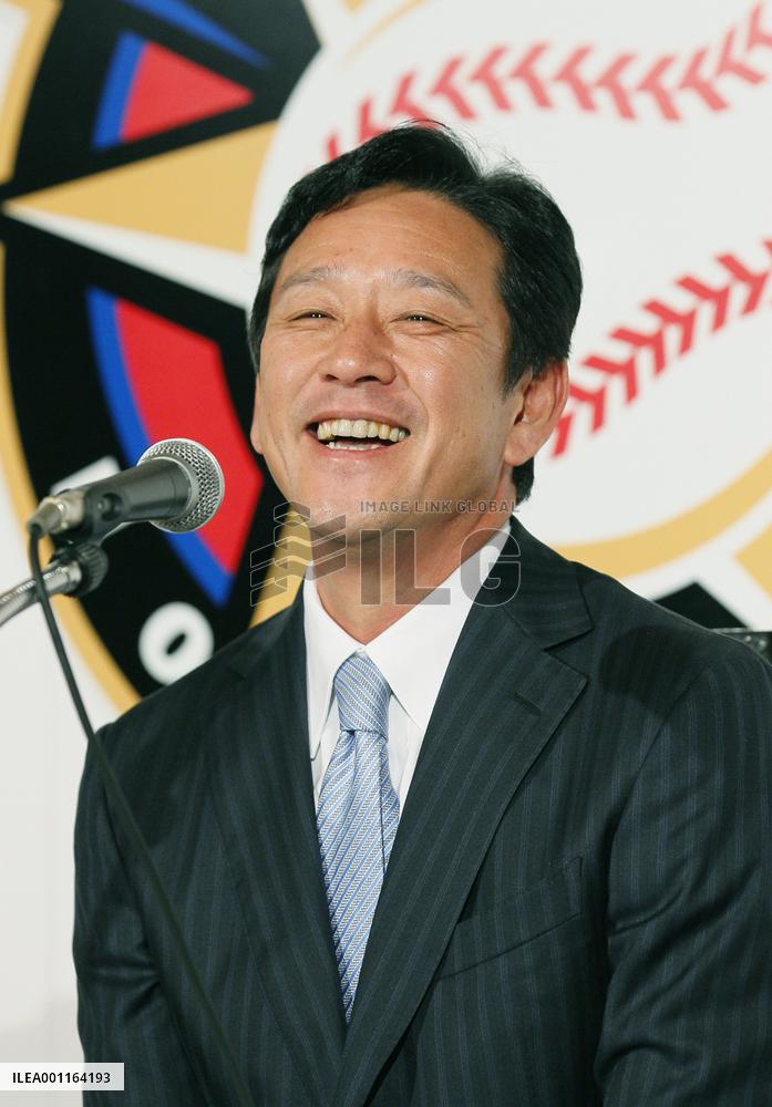 Nippon Ham Fighters' new manager Kuriyama